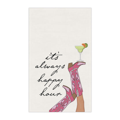 It's Always Happy Hour (Pink Cowgirl Boots)