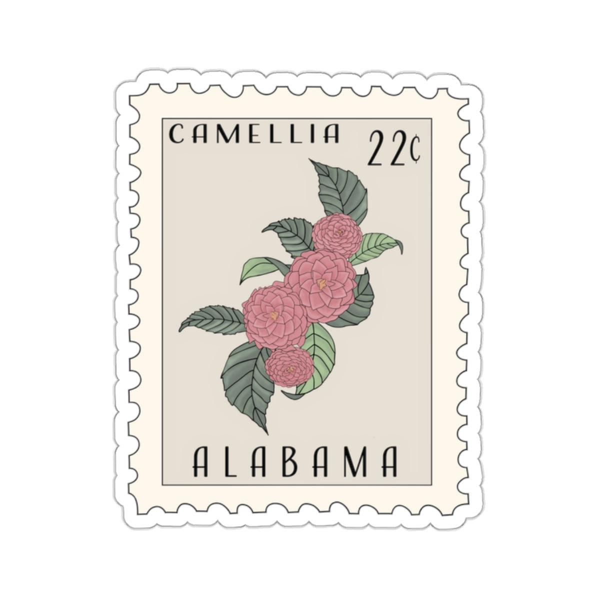 Alabama State Flower Stamp