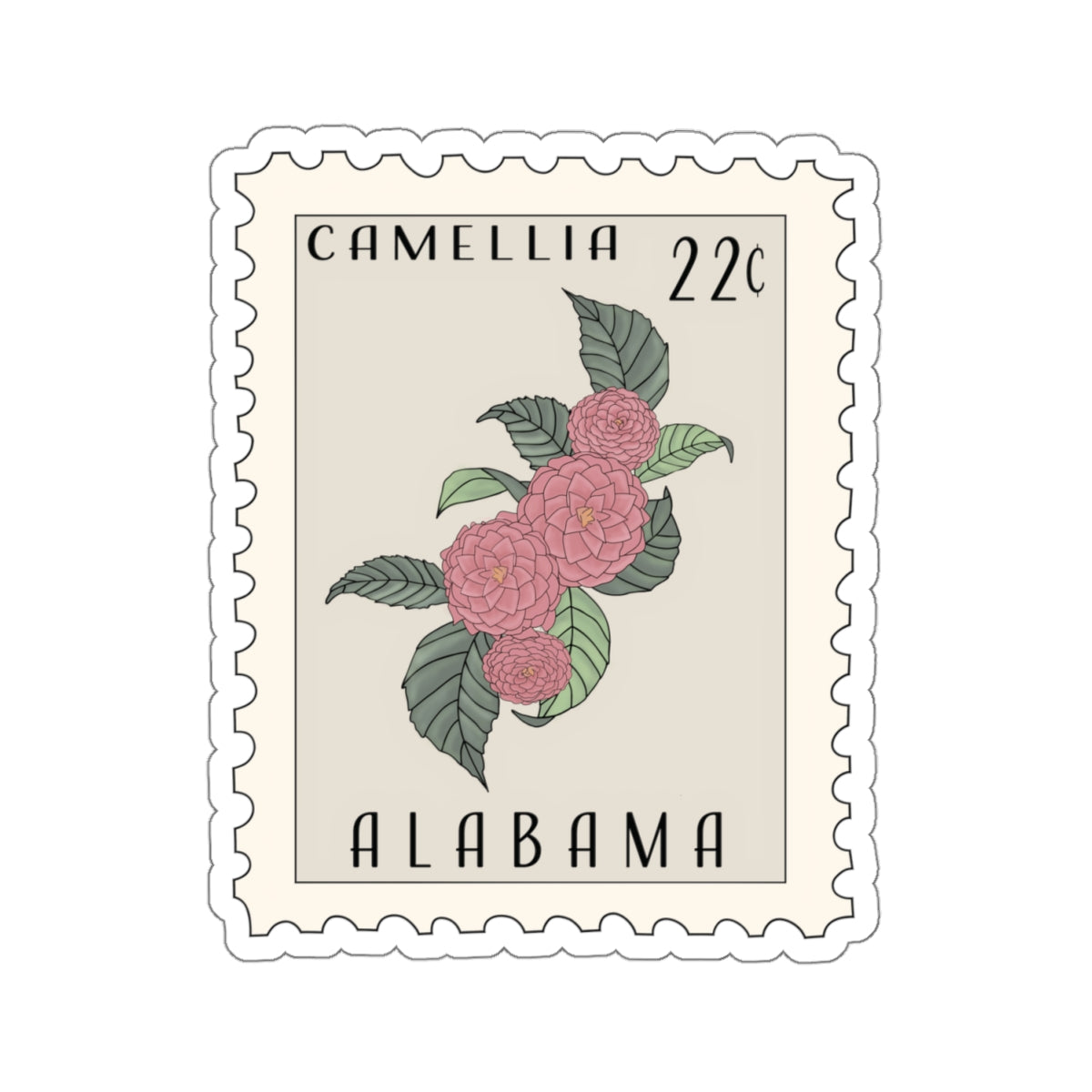 Alabama State Flower Stamp