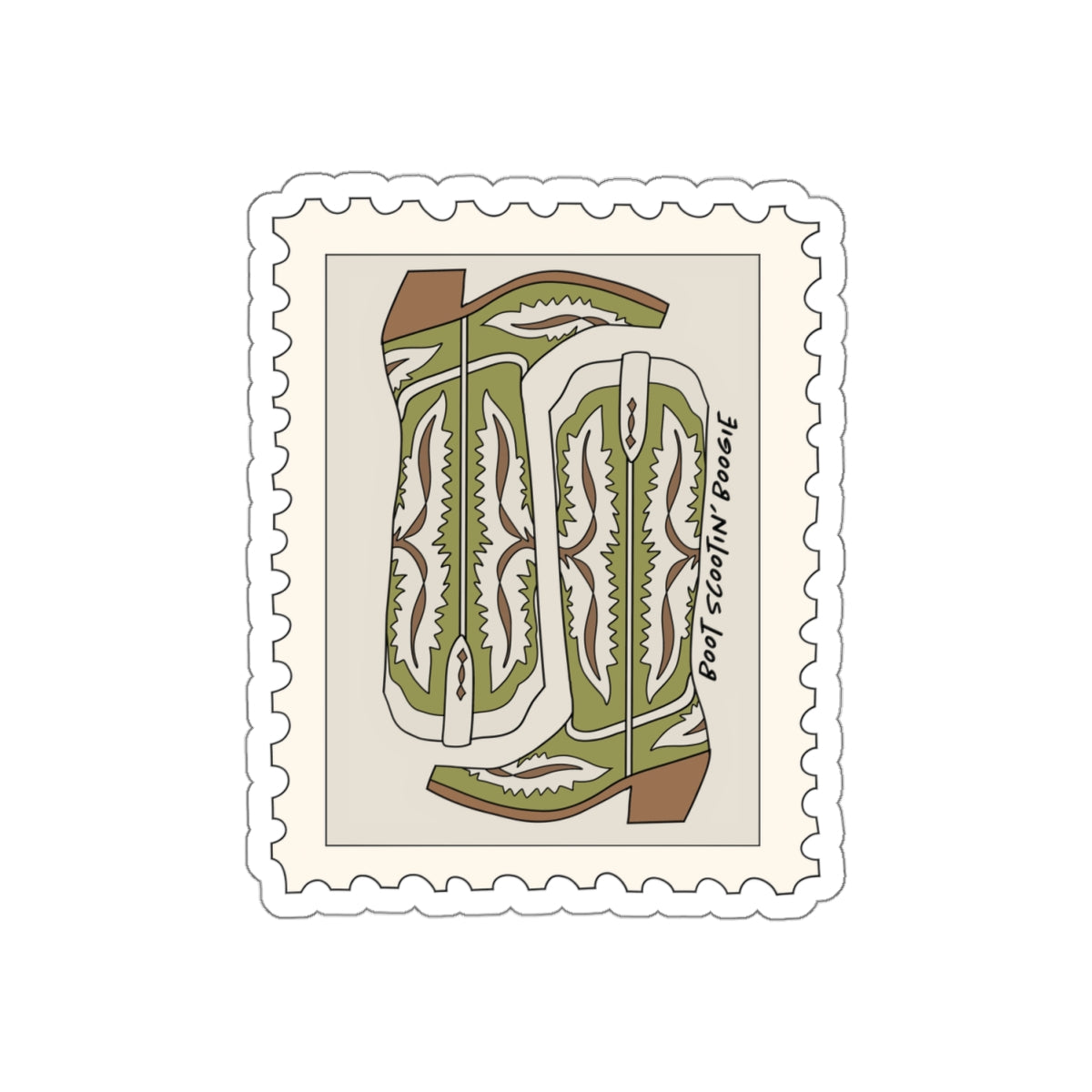 Boot Scootin' Boogie Stamp