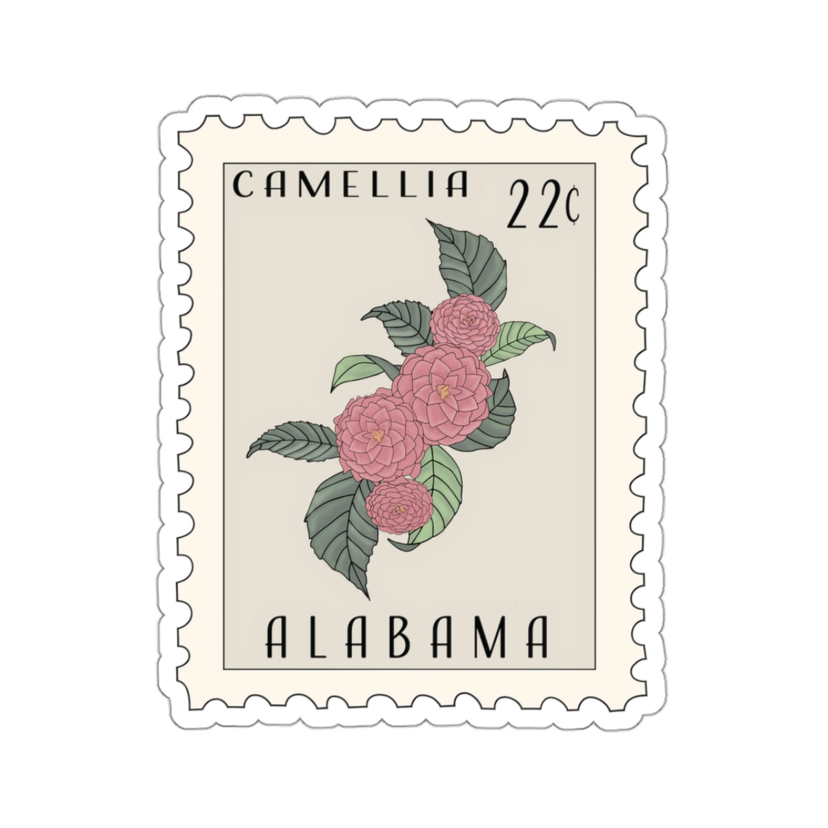 Alabama State Flower Stamp