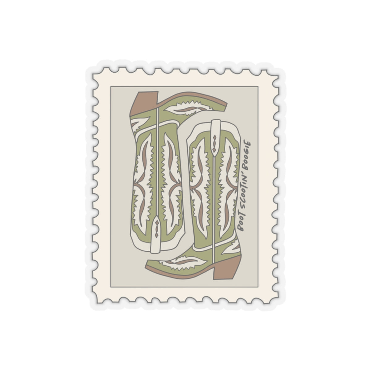 Boot Scootin' Boogie Stamp